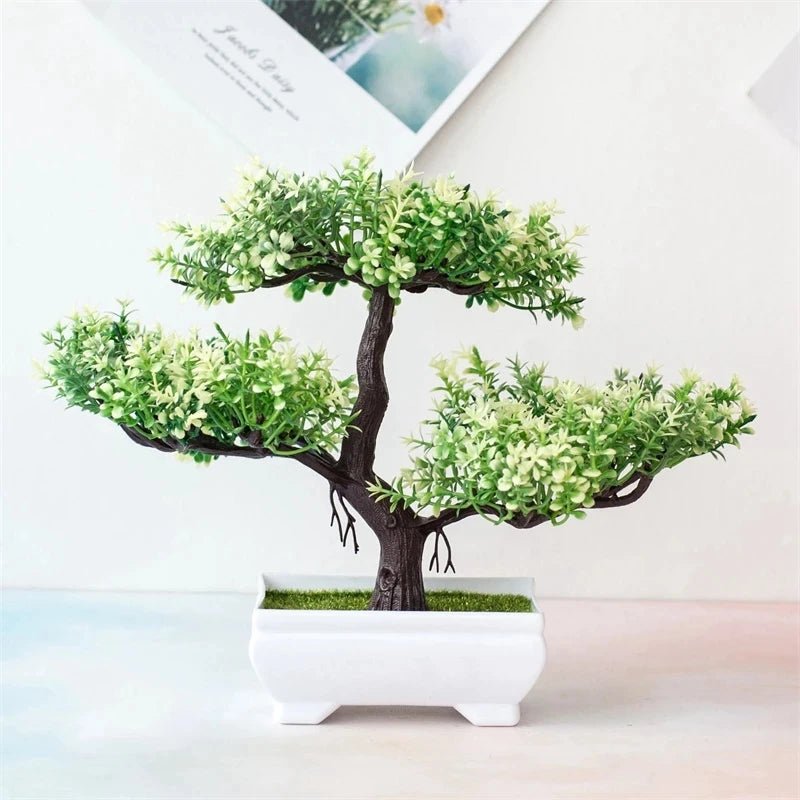 Artificial Plants Bonsai Small Tree Pot Fake Plant Flowers Potted Ornaments for Home Room Table Decoration Hotel Garden Decor - StudySphere