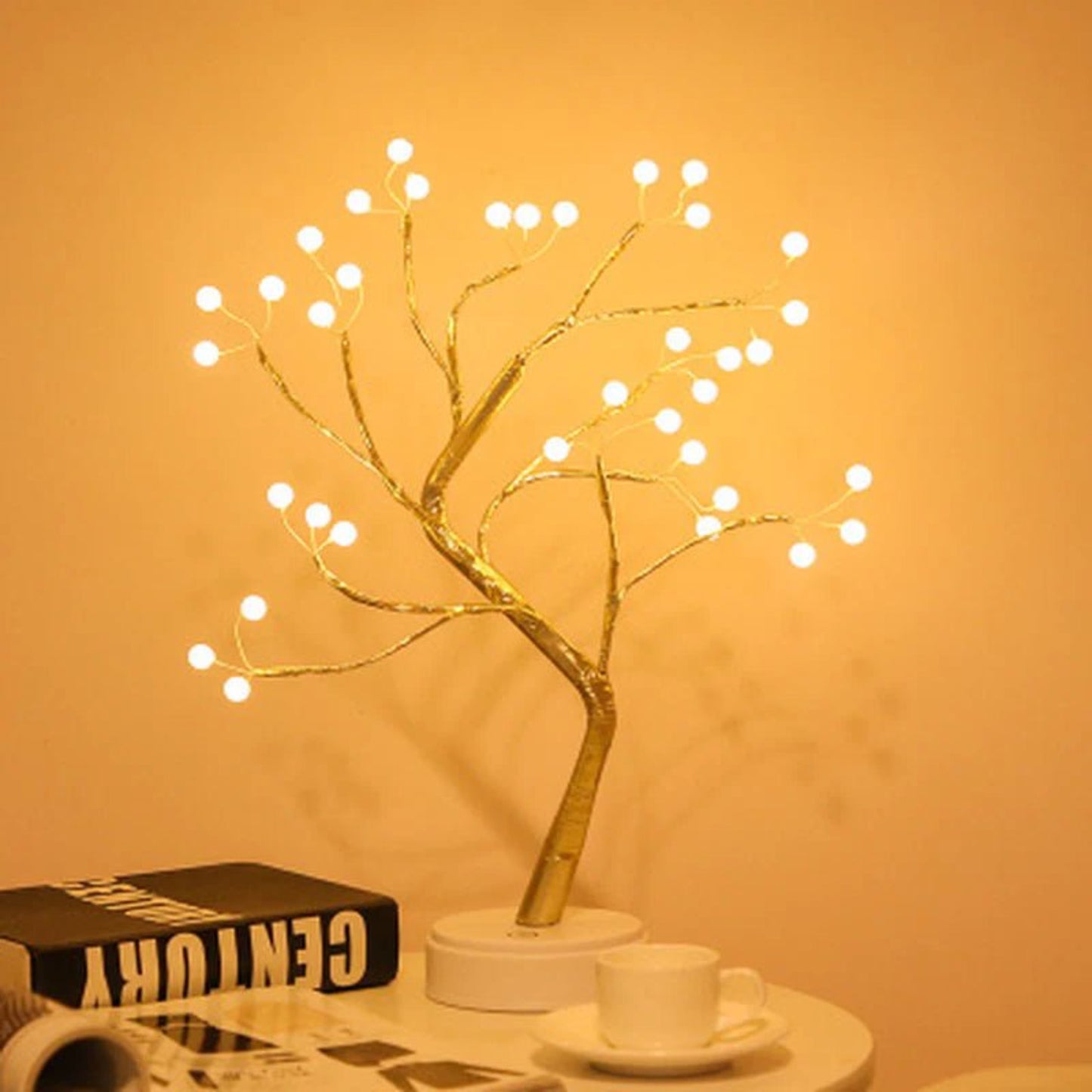 Cozy Aesthetic Mini Tree Night Light - Home Bedroom Decor - StudySphere