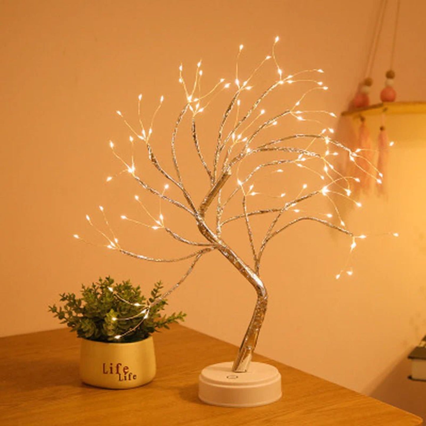 Cozy Aesthetic Mini Tree Night Light - Home Bedroom Decor - StudySphere
