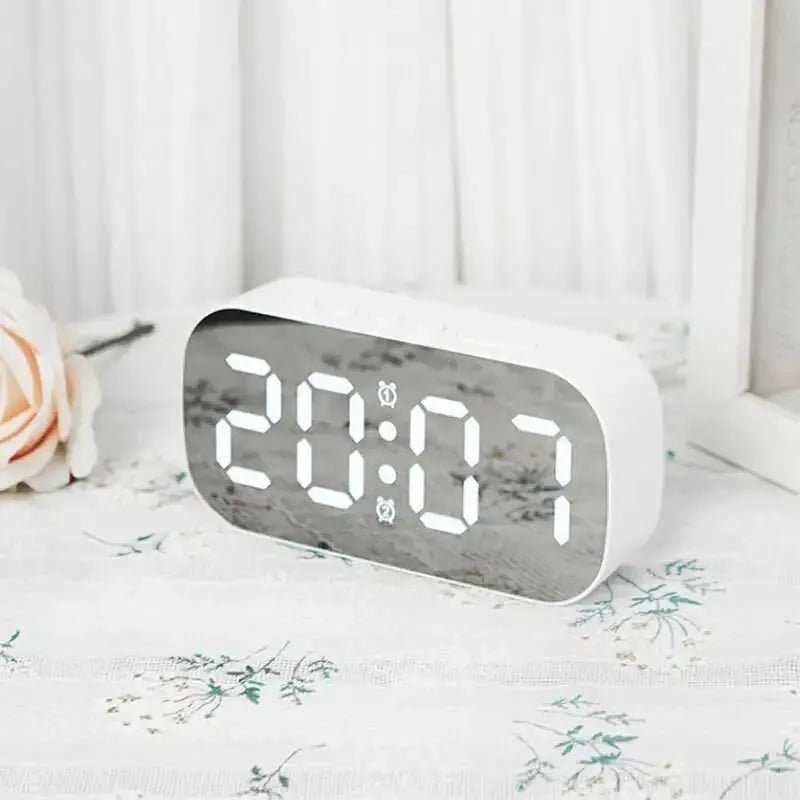 LED Digital Electronic Clock Simple Desktop Alarm Clock Living Room Bedroom Decoration Alarm Clock - StudySphere