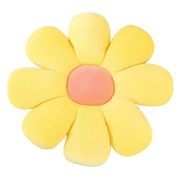 38CM Small Daisy Flower Cushion Cute Sunflower Petal Pillow Sofa Stuffed Plush Toy Kids Colorful Office Room Home Decor Gifts - StudySphere