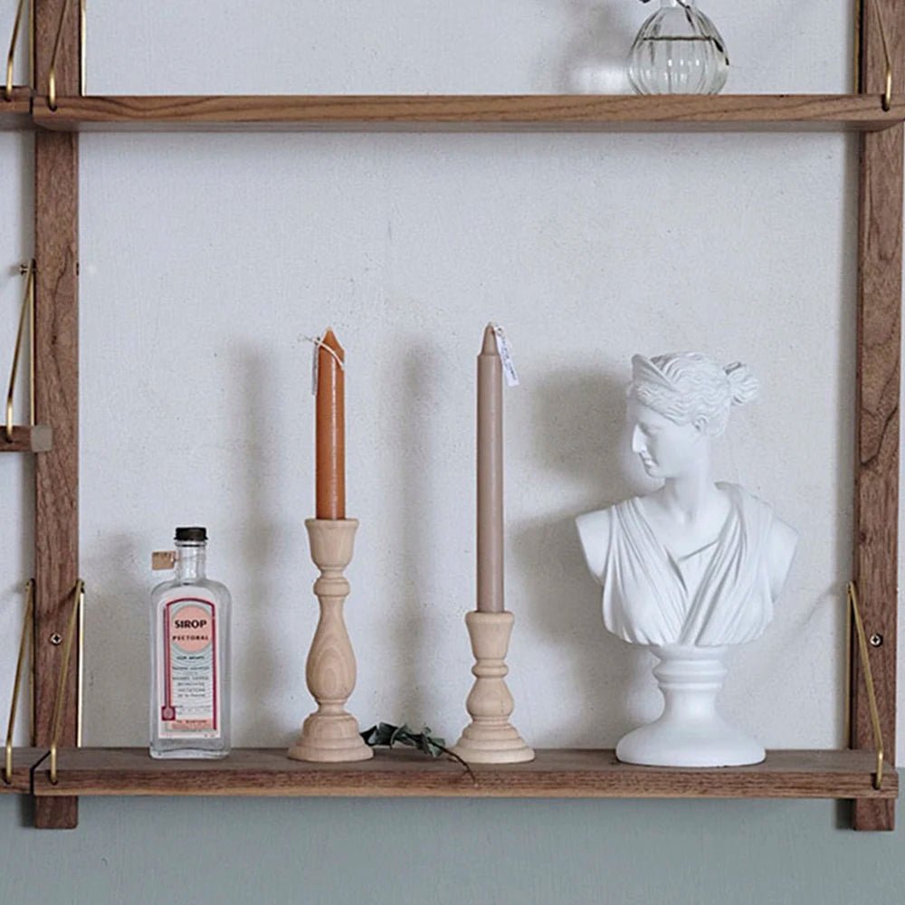 DIY Craft Wooden Candlesticks | Academia Decor - StudySphere