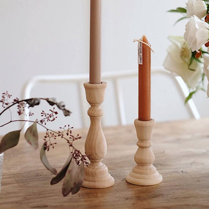 DIY Craft Wooden Candlesticks | Academia Decor - StudySphere