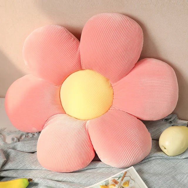 Flower Plush Throw Pillow Soft Stuffed Cotton Cushion Living Bedroom Home Chair Decorative Pillows Sofa Cushions Birthday Gifts - StudySphere