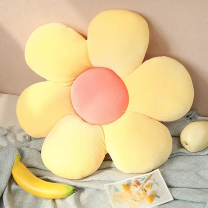 Flower Plush Throw Pillow Soft Stuffed Cotton Cushion Living Bedroom Home Chair Decorative Pillows Sofa Cushions Birthday Gifts - StudySphere