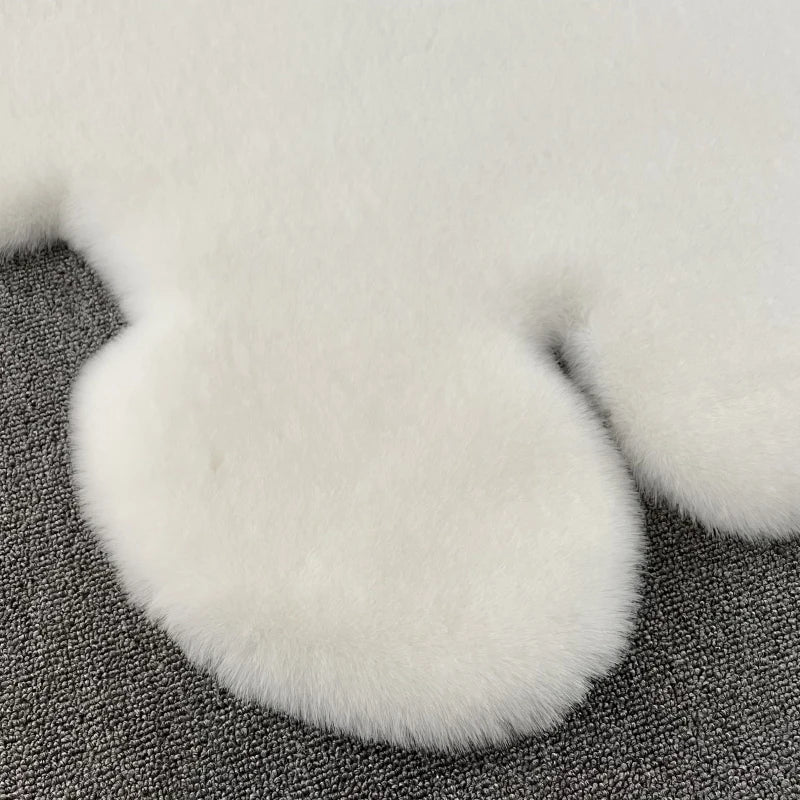 Fluffy' Floor Mat - Soft Anti - Skid Rug for Aesthetic Rooms - StudySphere