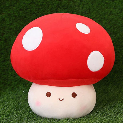 Kawaii Mushroom Plush Dolls Simulation Plant Pillow Lovely Toys for Home Decor Sleeping Cushion Stuffed Soft Dolls - StudySphere