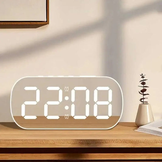 LED Digital Electronic Clock Simple Desktop Alarm Clock Living Room Bedroom Decoration Alarm Clock - StudySphere