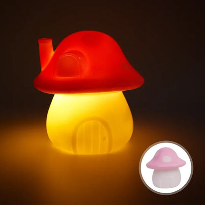 LED Portable Mushroom Night Light - Cute Bedroom Nightlight Cottagecore - StudySphere