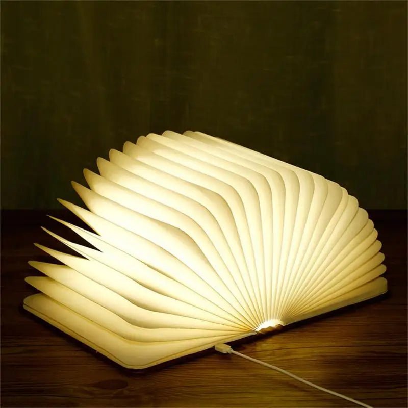 Light Academia 3D LED Book Light - USB Rechargeable, Foldable Desk Lamp - StudySphere