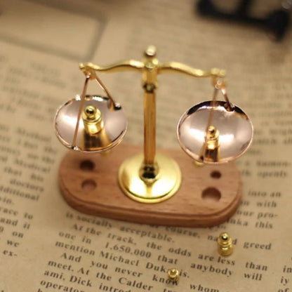 Mini Vintage Balance Scales Model – Jewelry Holder - StudySphere