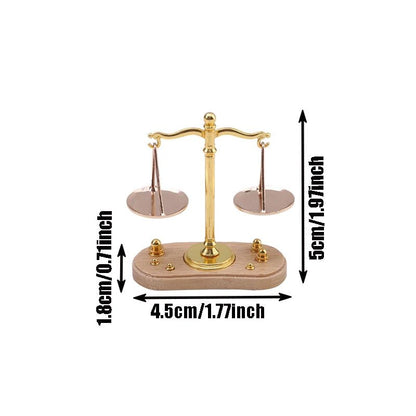 Mini Vintage Balance Scales Model – Jewelry Holder - StudySphere