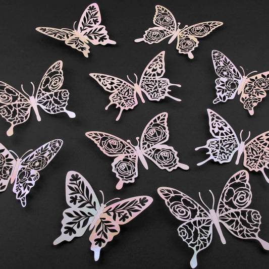 Pink Butterfly Wall Stickers - Y2K Room Decor - StudySphere