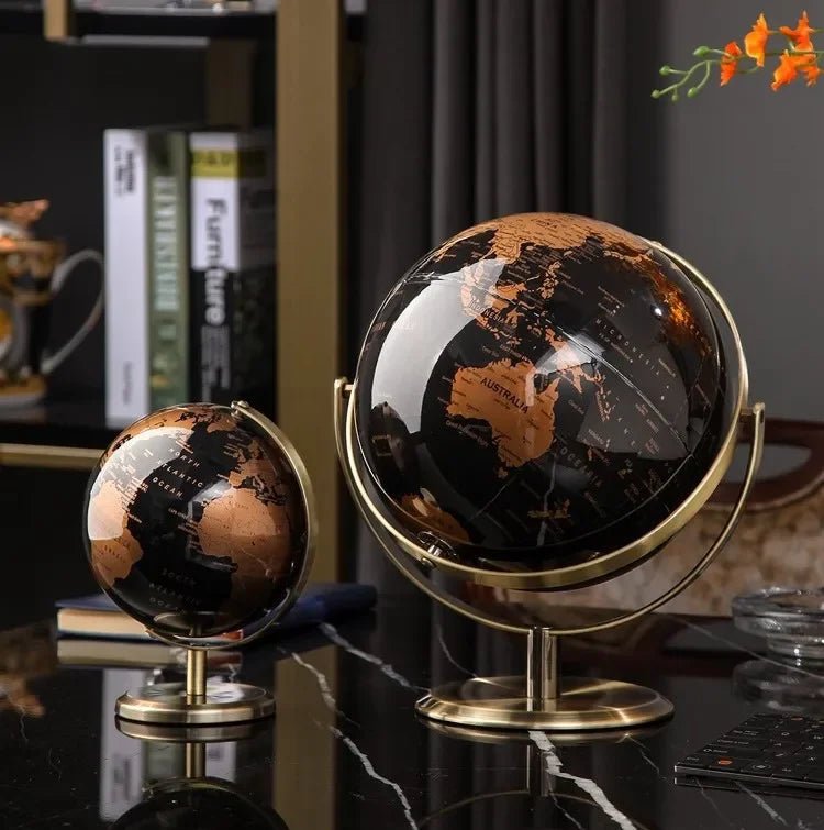 World Globe Yellow Office Decoration Gift - StudySphere